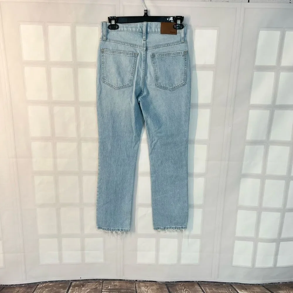 Madewell Slim Demi-Boot Jeans in Bellmeade Wash size 24